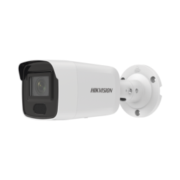 Camara Bala IP 6MP/ Lente 2.8 mm / 40 mts IR / IP67 / PoE / ACUSENSE / DARKFIGHTER / Alarmas y Audio I/O / ONVIF / Micro SD / 4 