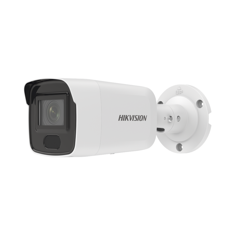 Camara Bala IP 8MP/ Lente 2.8 mm / 40 mts IR / IP67 / PoE / DARKFIGHTER / Alarmas y Audio I/O / ONVIF / Micro SD / 4 Analiticos: