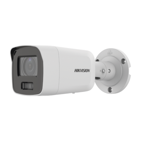 Camara Bala IP 8MP4K / Color 24/7 / Lente 2.8 mm / Luz Blanca 40 mts / IP67 / WDR 130 dB / Entrada y Salida de Audio y Alarma / 