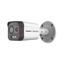 Camara Bala IP Dual / Termica 1.35 mm 96 x 72 / Optico 4 mm 4 MP / Deteccion de Intrusion por VCA 30 mts /30 mts Luz Blanca / IP