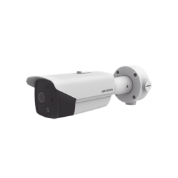 Camara Bala IP Dual / Termica 6.2 mm 160 x 120 / Optico 8 mm 4 MP / DETECCION DE PERSONAS 182 m /40 mts IR / IP67 / PoE / Termom