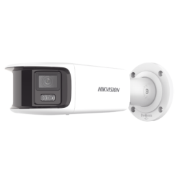 Camara Bala IP Panoramica 8 MP / 180° / Lente 4 mm / Color 24/7 / PoE / WDR 130° / IP67 / ACUSENSE / Proteccion Activa Luz Estro