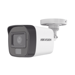 Camara Bala TURBOHD 2 MP 1080p / Lente 2.8 mm / Dual Light 30 mts IR EXIR + 20 mts Luz Blanca / Mic. Int. / Gran Angular 101° / 