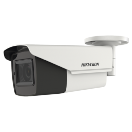 Camara Bala TURBOHD 4K 8 MPes / Lente Mot. 2.7 a 13.5 mm / IR EXIR Inteligente 80 mts / IP67 /  12 Vcc & 24 VCA / dWDR