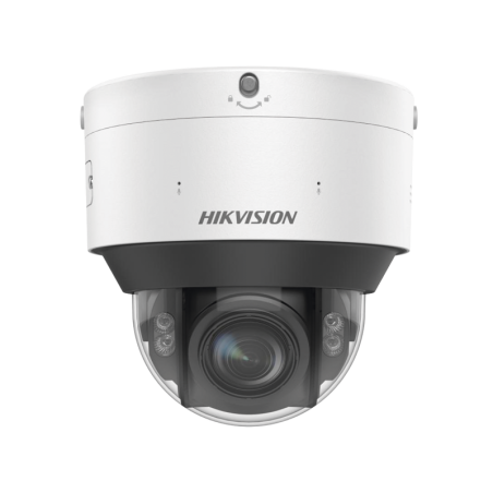 Camara Camara Domo IP 4 MP / Lente Mot. 2.8 - 12 mm / Dual Light 30 mts IR + 30 mts Luz Blanca / IK10 / IP67 / Reconocimiento Fa