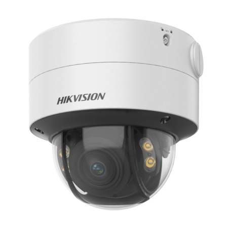 Camara Camara Domo IP 4 MP Lente 2.8 a 12 mm / Color 24/7 ColorVu / 40 mts Luz Blanca / WDR 130 dB / IP67 / IK10 / Captura Facia