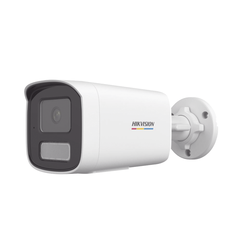 Camara ColorVu  Camara Bala IP 4MP/ Lente 4 mm / 50 mts IR + 50 mts Luz Blanca / Mic. Int. / ACUSENSE Lite / IP67 / WDR 120 dB /