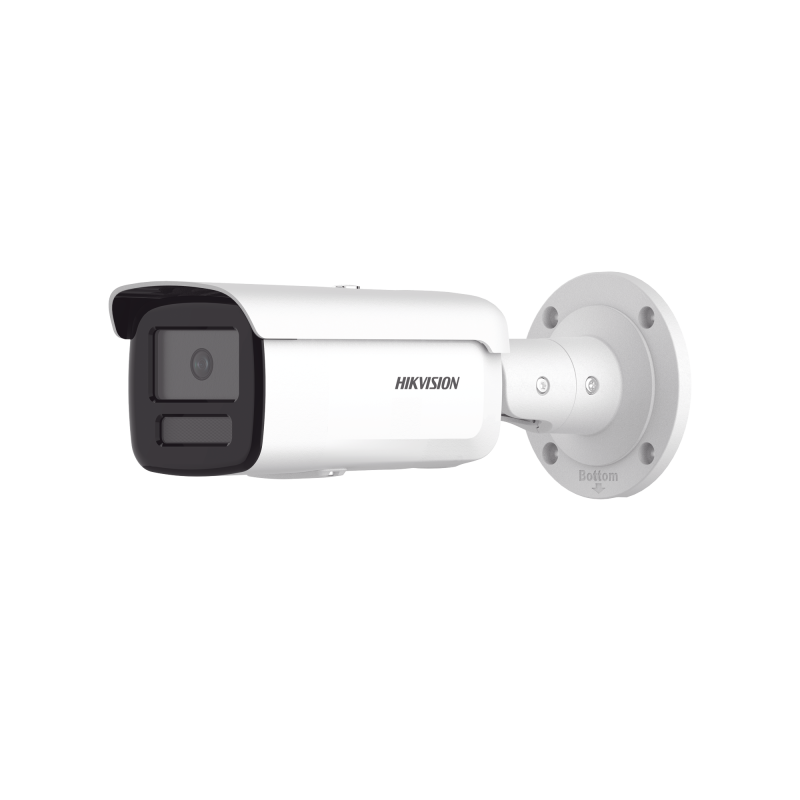 Camara ColorVu  Camara Bala IP 8MP/ Lente 4 mm / 60 mts IR + 60 mts Luz Blanca / IP67 / WDR 130 dB / Videoanaliticos Filtro de F