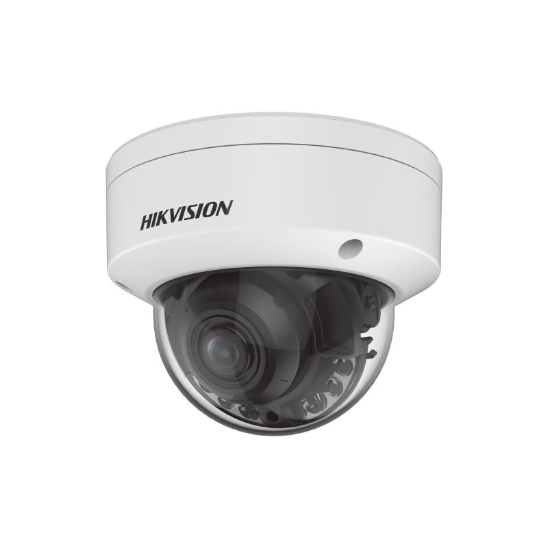 Camara ColorVu  Camara Domo IP 4 MP / Lente 3.6 - 9 mm / 40 mts IR + 40 mts Luz Blanca / WDR 130 dB / IP67 / IK10 / Captura Faci