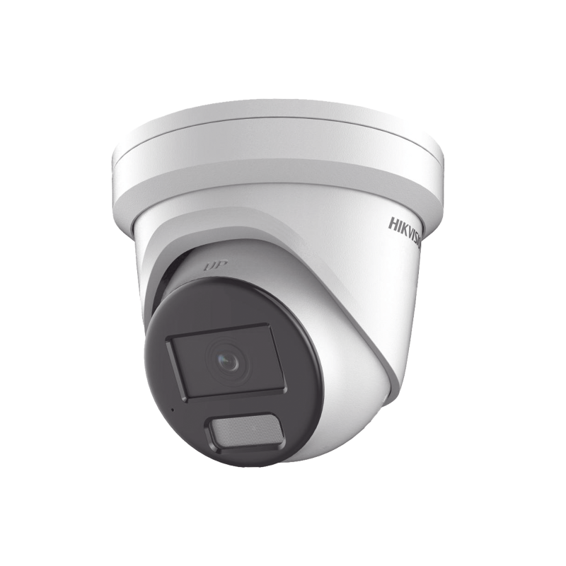 Camara ColorVu  Camara Turret IP 4 MP / Lente 2.8 mm / 40 mts IR + 40 mts Luz Blanca / Mic. Int. / IP67 / WDR 130 dB / Videoanal