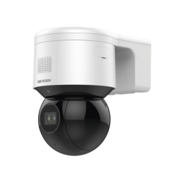 Camara Domo PTZ IP 4 MP / 4X zoom Optico / 50 mts IR EXIR / Luz Estrobo / Sirena Integrada / WDR 120 dB / PoE+ / IP66 / Ultra Ba