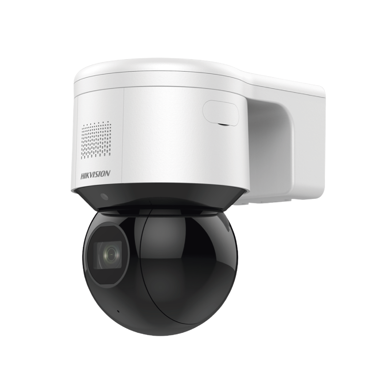 Camara Domo PTZ IP 4 MP / 4X zoom Optico / 50 mts IR EXIR / Luz Estrobo / Sirena Integrada / WDR 120 dB / PoE+ / IP66 / Ultra Ba