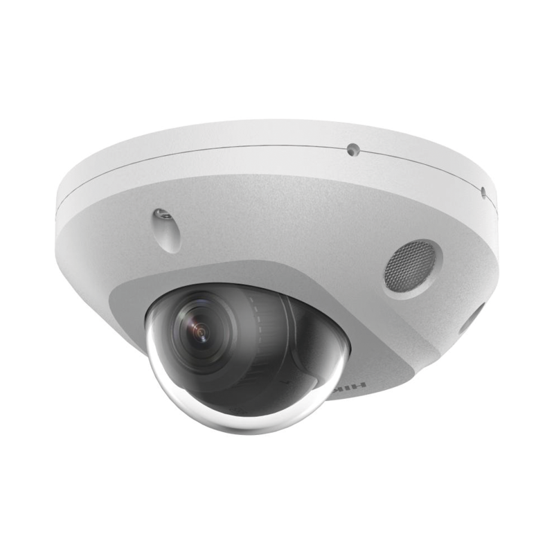 Camara Dual Light 2 Mic Integ Mini Camara Domo IP 4 MP / Lente 2.8 mm / 30 mts Luz Blanca + 30 mts IR / ACUSENSE / IP67 / IK8 / 