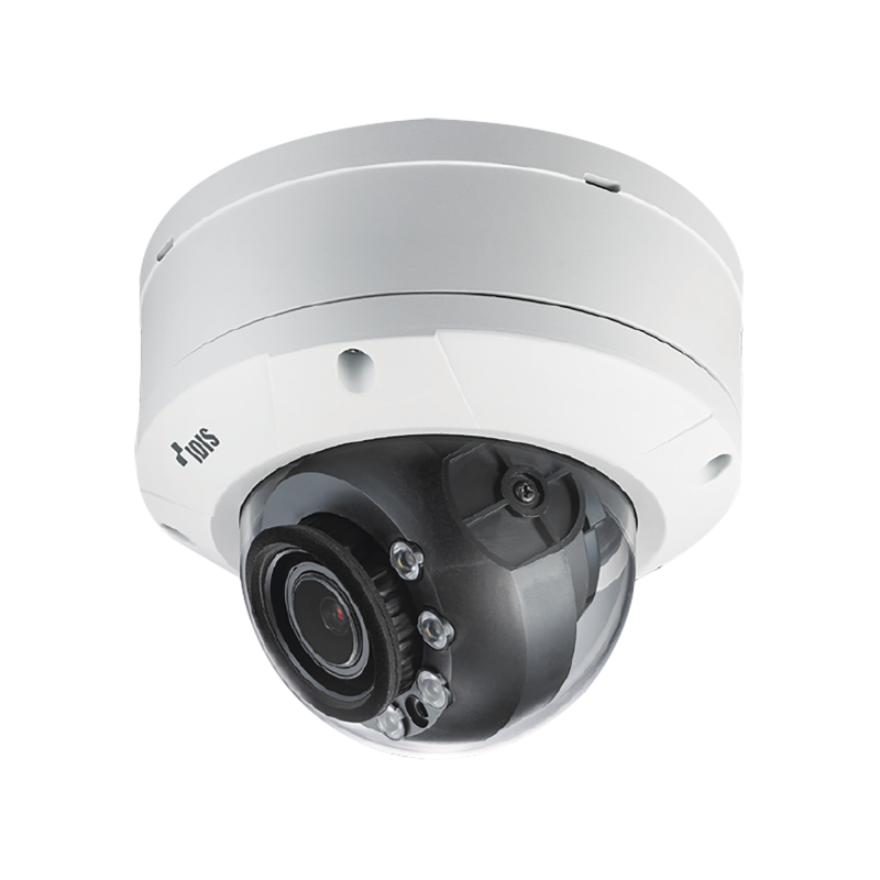 Camara IP Domo 2 MP 1080p | Antivandalica IK10 | Audio de 2 Vias | Alarma I/O | PoE/12 Vcc | IR 30m | MicroSD | ICR | WDR | Lent