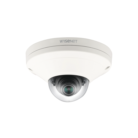 Camara IP Mini Domo Exterior Antivandalico 2MP / Lente 2.8mm / WDR 150db / H.265 & WiseStream / Conteo de Personas / Video Anali