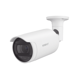 Camara IP Tipo Bala 4 MP / Lente 3.3 a 10.3mm / IR 30M / WDR 120db / IP66 / H.265 & WiseStream / modo pasillo / POE 802.3af