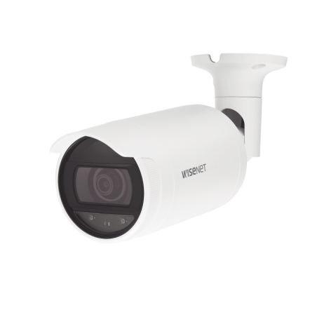 Camara IP Tipo Bala 4 MP / Lente 4mm / IR 25M / WDR 120db / IP66 / H.265 & WiseStream / modo pasillo / POE 802.3af