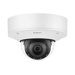 Camara IP Tipo Domo Antivandalico 4K / Lente Motorizado 2.8-12mm / WDR 150db / H.265 & WiseStream