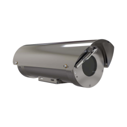 Camara IP zoomgabinete antiexplosion 2MP, 32X, IP68, WiseStream II / conexion de fibra optica monomodo /wiper