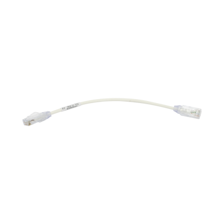 Cable de Parcheo TX6 UTP Cat6 Diametro Reducido (28AWG) Blanco 8in (20.2cm)