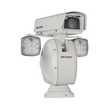 Camara PTZ IP 2 MP / Punta de Poste / 40X zoom / 400 mts IR / Exterior IP66 / 30 IPS / EIS / WDR 140 dB / Wiper / MicroSD