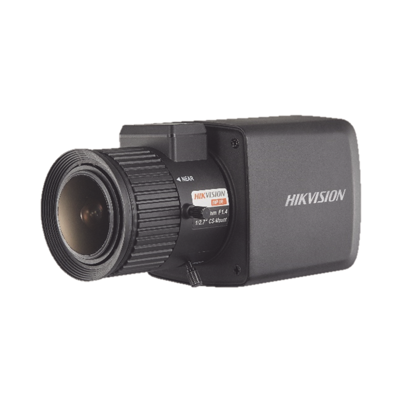 Camara Tipo Box Profesional TURBOHD 2 MP 1080p / Diseño Compacto / Ultra Baja Iluminacion / WDR Real 120 dB / 12 VCD / 24 VCA