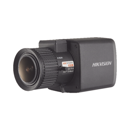 Camara Tipo Box Profesional TURBOHD 2 MP 1080p / Diseño Compacto / Ultra Baja Iluminacion / WDR Real 120 dB / 12 VCD / 24 VCA