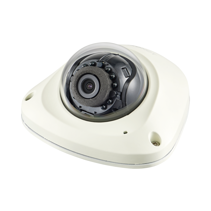 Camara Tipo Domo Antivandalico 2MP para Vehiculo Conector M12/ Lente 3.6mm / WDR 150db / IP66 / IK10 / H.265 & WiseStream