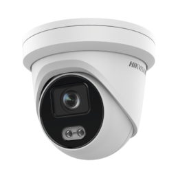 Camara Turret IP 4 MP / color 24/7 / Lente 4 mm / Luz Blanca 40 mts / IP67 / Mic. Int. / WDR 120 dB / Audio y Alarma / Onvif / M