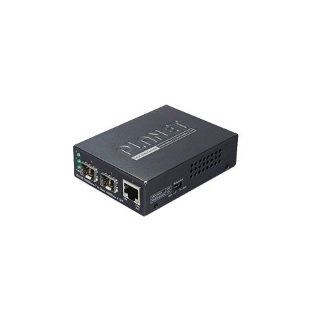 Convertidor de Medios con Doble Puerto SFP 1000BASE-FX/SX/LX y Puerto Ethernet 1000Base-T