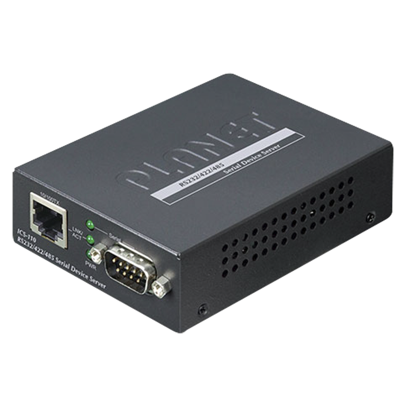 Convertidor de Medios de RS-232/ RS-422/ RS-485 a Fast Ethernet Administracion Web SNMP y Telnet