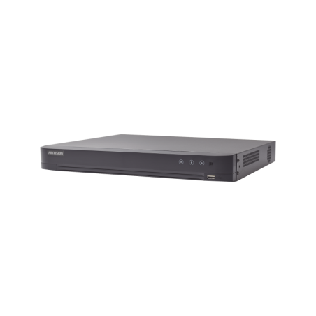 DVR 8 Canales TURBOHD + 8 Canales IP / 8 MP 4K / Audio de 2 vias por Coaxitron / ACUSENSE / Reconocimiento Facial / 1 Bahia de D