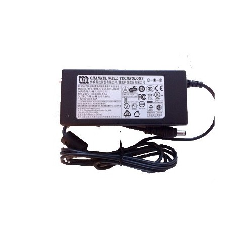 Fuente de Poder Regulada 12 Vcc / 3.3 Amp. / Conector 5.5 mm / Recomendado para DVRs y PTZ TURBOHD