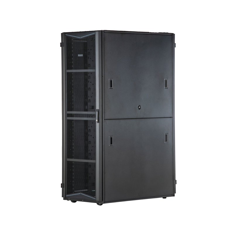 Gabinete FlexFusion para Centros de Datos 42 UR 800 mm de Ancho 1070 mm de Profundidad Fabricado en Acero Color Negro