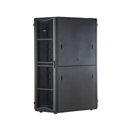 Gabinete FlexFusion para Centros de Datos 45 UR 800 mm de Ancho 1200 mm de Profundidad Fabricado en Acero Color Negro