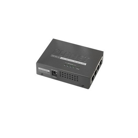 Inyector High PoE de 4 Puertos Gigabit de Entrada 4 Puertos PoE 802.3af/at Gigabit de Salida Para Cada Puerto Hasta 30 W por