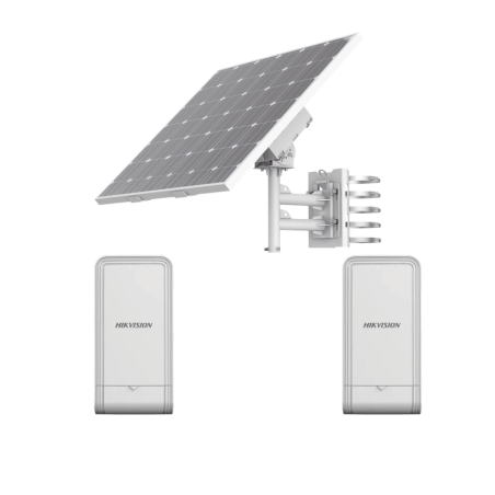 Kit Solar de Alimentacion + 2 Puntos de Acceso AP / Panel Solar / Bateria de Respaldo de Litio 360 Wh / 2 Salidas de 12 Vcd / Ac