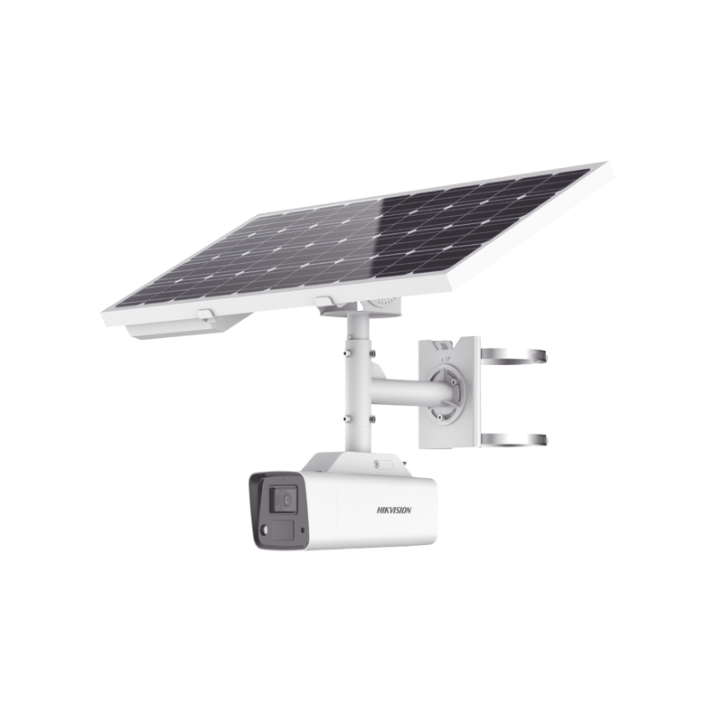 Kit Solar IP All in One / Camara Bala ColorVu 4 MP / Lente 4 mm / Panel Solar / Bateria de Respaldo de Litio 23.2Ah Hasta 24 Dia