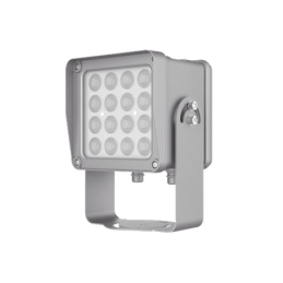 Lampara IR de Luz Continua / 16 Lamparas LED / Distancia Efectiva 16 a 25 metros / Cobertura 40° / Exterior IP66