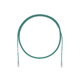 Cable de Parcheo TX6 UTP Cat6 Diametro Reducido (28AWG) Verde 30ft