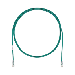 Cable de Parcheo TX6 UTP Cat6 Diametro Reducido (28AWG) Verde 5ft