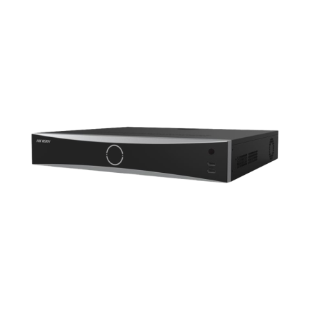 NVR 12 MP 4K / 16 canales IP / 16 PtosPoE+ / AcuSense Evita Falsas Alarmas / Reconocimiento Facial / 4 Bahias HDD / Switch PoE