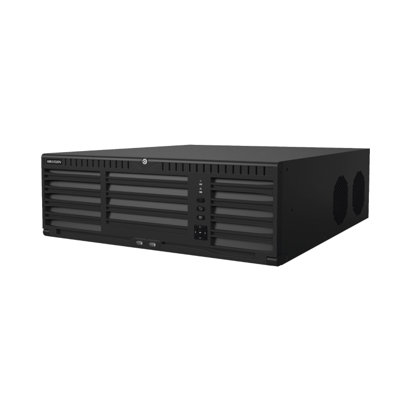 NVR 32 MP 8K / 128 Canales IP / AcuSense / ANPR / Conteo de Personas / 16 Bahias HDD / 2 Tarjetas de Red /RAIDHot Swap / 2 HDM