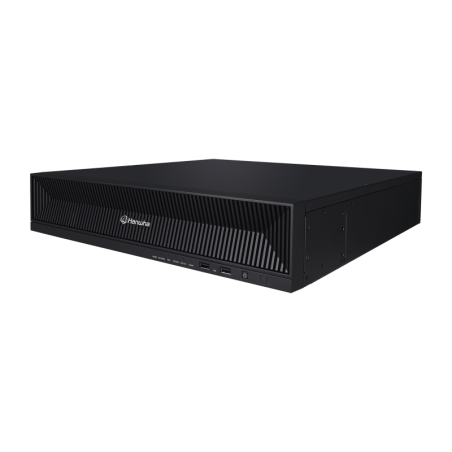 NVR 32 MP 8K / 32 Canales IP /8 Discos Duros / H.265 & Wisestream / Wisenet P2P / ONVIF / CompatibleCamaras IA / Salida HDMI e