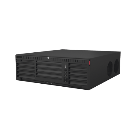 NVR 32 MP 8K / 64 Canales IP / AcuSense / ANPR / Conteo de Personas / Heat Map / 16 Bahias HDD / 2 Tarjetas de Red /RAIDHot Sw