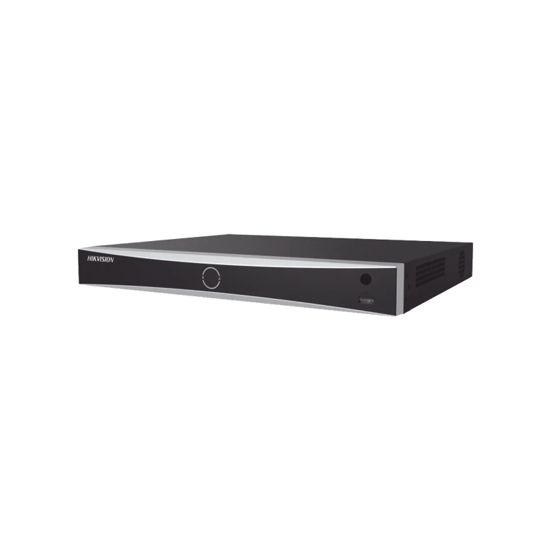 NVR 32 MP 8K / Reconocimiento Facial Base de Datos / 16 Canales IP / 2 Bahias HDD / 16 PtosPoE+ / HDMI en 8K / ACUSENSE /POS