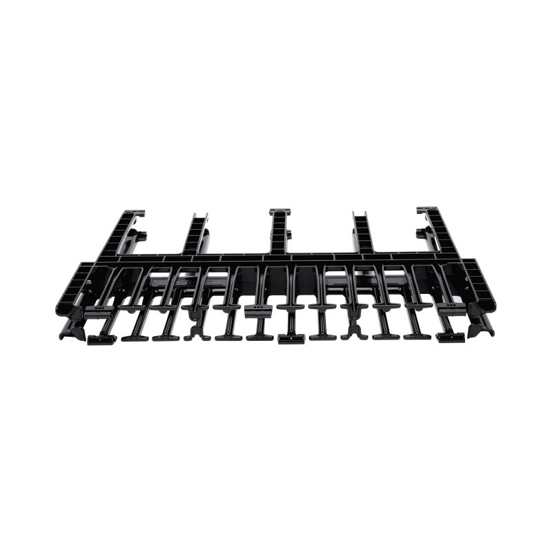 Organizador de Cables Horizontal NetManager de Alta Densidad Doble Frontal y Posterior Para Rack de 19in 1UR