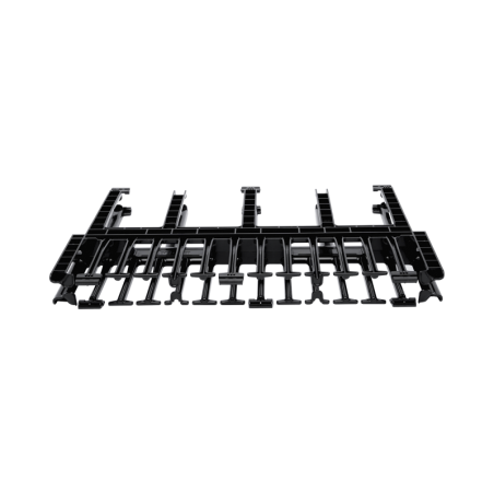 Organizador de Cables Horizontal NetManager de Alta Densidad Doble Frontal y Posterior Para Rack de 19in 1UR