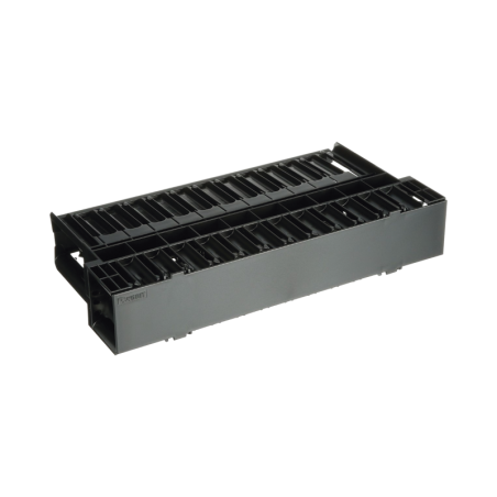 Organizador de Cables Horizontal NetManager Doble Frontal y Posterior Para Rack de 19in 2UR