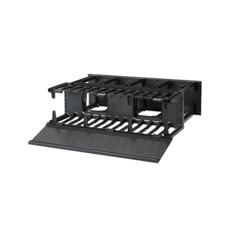 Organizador de Cables Horizontal NetManager Doble Frontal y Posterior Para Rack de 19in 3UR